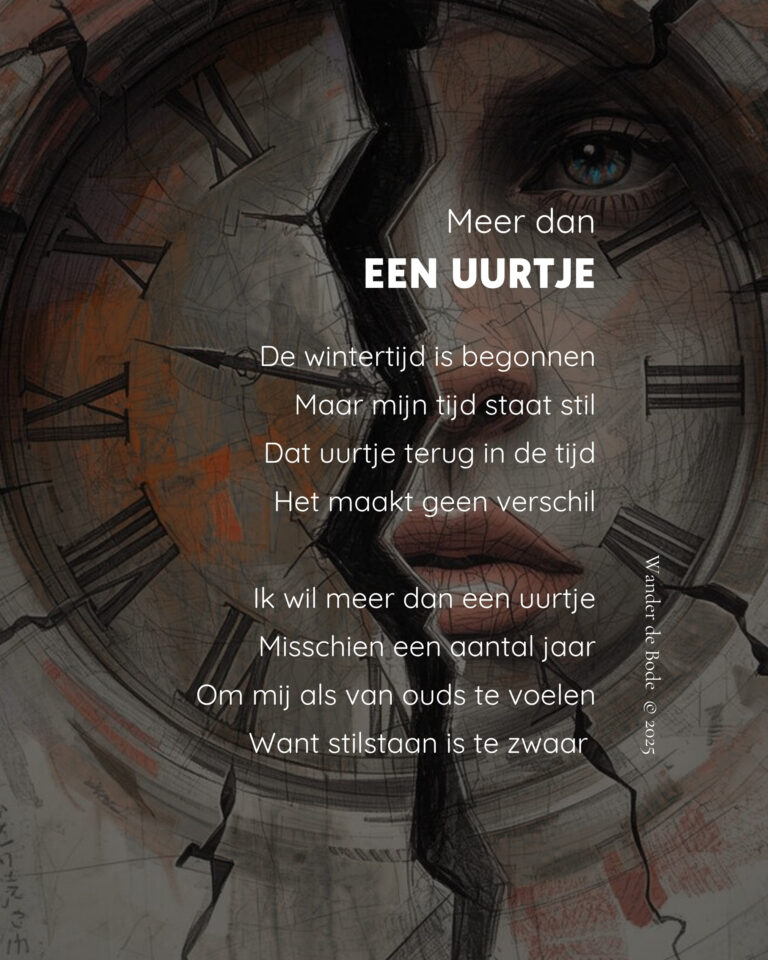 Gedicht - Meer dan een uurtje