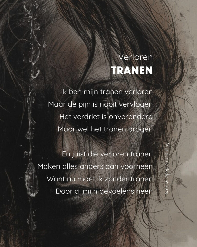 Gedicht - Verloren tranen