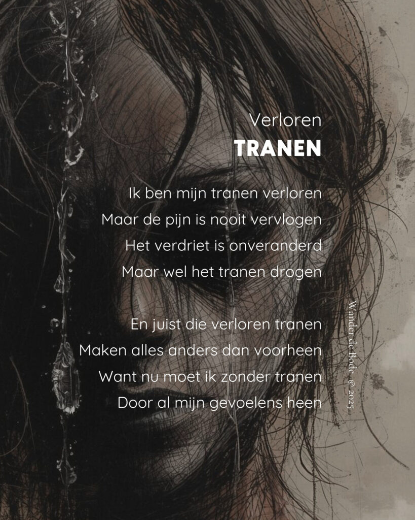 Gedicht - Verloren tranen
